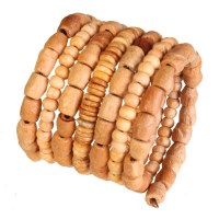 NÁRAMEK DŘEVĚNÝ SPIRÁLOVITÝ PŘÍRODNÍ